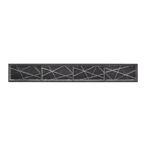 ZEEV Lighting Lucus 36 Inch LED Crystal Wall Sconce in Satin Brushed Black Model: VL11515-LED-36B-SBB