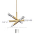 ZEEV Lighting Mamadim 48 Inch LED 6 Light Crystal Chandelier in Polished Nickel Model: CD11343-LED-6-2x2-PN