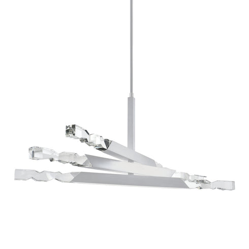ZEEV Lighting Mamadim 60 Inch LED 6 Light Crystal Chandelier in Matte White Model: CD11350-LED-6-3x3-MW