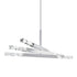 ZEEV Lighting Mamadim 60 Inch LED 6 Light Crystal Chandelier in Matte White Model: CD11350-LED-6-3x3-MW