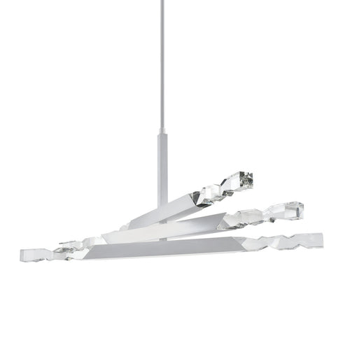 ZEEV Lighting Mamadim 60 Inch LED 6 Light Crystal Chandelier in Matte White Model: CD11350-LED-6-3x3-MW