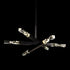 ZEEV Lighting Mamadim 60 Inch LED 6 Light Crystal Chandelier in Satin Black in Satin Brushed Black Finish Model: CD11352-LED-6-3x3-SBB