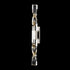 ZEEV Lighting Mamadim LED 2 Inch x2 Inch Single Crystal Duo Wall Sconce in Polished Nickel Model: WS11319-LED-2-2x2-PN
