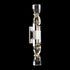 ZEEV Lighting Mamadim LED 3 Inch x3 Inch Single Crystal Duo Wall Sconce in Polished Nickel Model: WS11323-LED-2-3x3-PN