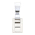 ZEEV Lighting Mamadim LED 3 Inch x3 Inch Single Crystal Wall Sconce in Polished Nickel Model: WS11315-LED-1-3x3-PN