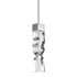 ZEEV Lighting MAMADIM LED 3CCT 1 Light 3 Inch x3 Inch Carved Crystal in Aged Brass Mini Pendant Model: MP11305-LED-3x3-AGB