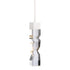 ZEEV Lighting MAMADIM LED 3CCT 1 Light 3 Inch x3 Inch Carved Crystal in Aged Brass Mini Pendant Model: MP11305-LED-3x3-AGB