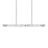 ZEEV Lighting MAMADIM LED 3CCT 4 Light 49 Inch Unique 2 Inch x2 Inch Carved Crystals Luxury in Aged Brass Linear Pendant Model: PL11345-LED-49-2x2-AGB