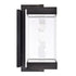 ZEEV Lighting Mamadim Outdoor 18 Inch Crystal Wall Sconce in Matte Black Model: EW11363-LED-4-2x2-MBK
