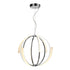 ZEEV Lighting MOONLIGHT 6 Light LED 22 Inch in Aged Brass Geometrical Sphere Styled Chandelier Model: CD10348-LED-AGB