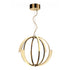 ZEEV Lighting MOONLIGHT 6 Light LED 22 Inch in Aged Brass Geometrical Sphere Styled Chandelier Model: CD10348-LED-AGB