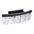 ZEEV Lighting Odraz 26 Inch Infused Clear Crystal Curved LED Vanity in Satin Black in Satin Brushed Black Finish Model: VL11815-LED-26-SBB