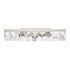 ZEEV Lighting Odraz 38 Inch Infused Clear Crystal Curved LED Vanity in Polished Nickel Model: VL11817-LED-38-PN
