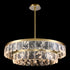 ZEEV Lighting Odraz 44 Inch 2 Tier Infused Crystal LED Chandelier in Aged Brass Model: CD11810-LED-T2-44-AGB