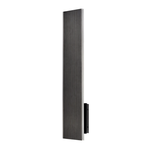 ZEEV Lighting Oluk 24 Inch Sleek Designer LED Wall Sconce in Matte Black in Oxide Black Finish Model: EW10502-LED-24-BX