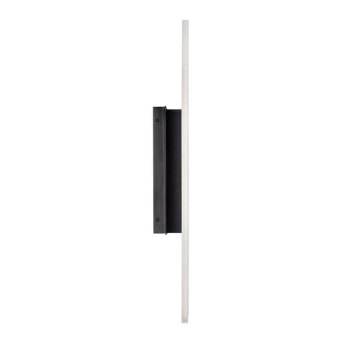 ZEEV Lighting Oluk 28 Inch Sleek Designer LED Wall Sconce in Matte Black in Oxide Black Finish Model: EW10504-LED-28-BX