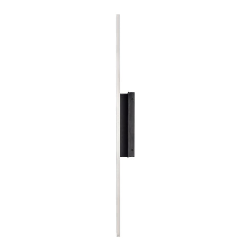 ZEEV Lighting Oluk 35 Inch Sleek Designer LED Wall Sconce in Matte Black in Oxide Black Finish Model: EW10506-LED-35-BX