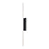 ZEEV Lighting Oluk 35 Inch Sleek Designer LED Wall Sconce in Matte Black in Oxide Black Finish Model: EW10506-LED-35-BX