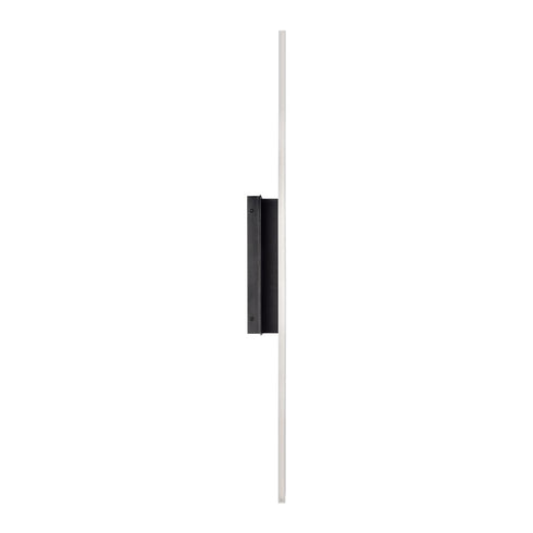 ZEEV Lighting Oluk 35 Inch Sleek Designer LED Wall Sconce in Matte Black in Oxide Black Finish Model: EW10506-LED-35-BX
