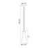 ZEEV Lighting Vaso Water Drop LED Mini Pendant in Satin Brushed Black Model: MP10904-LED-SBB