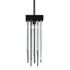 Zeev Lighting WATERFALL 1 Light 1 Light 6 Inch Round in Aged Brass Convertible Flush Crystal Mini Pendant Light Model: MP40047-1-AGB