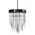 ZEEV Lighting WATERFALL 9 Light 24 Inch Round in Aged Brass Convertible Flush Crystal Chandelier Model: CD10418-9-AGB