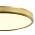 Zeev Lighting ZIGRINA 1 Light 12 Inch LED 3CCT Luxury Braided Knurl in Aged Brass Ceiling Flush Mount Light Model: WS11753-E26-2-SBB-G9