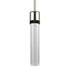 ZEEV Lighting ZIGRINA 10 Inch LED 3CCT Clear Dome Glass Pendant Light and in Polished Nickel with Black Metal Finish Model: P11703-LED-PN-K-SBB-G12
