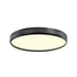 ZEEV Lighting ZIGRINA 12 Inch LED 3CCT Luxury Braided Knurl in Polished Nickel Ceiling Flush Mount Light Model: FM11746-LED-12-PN