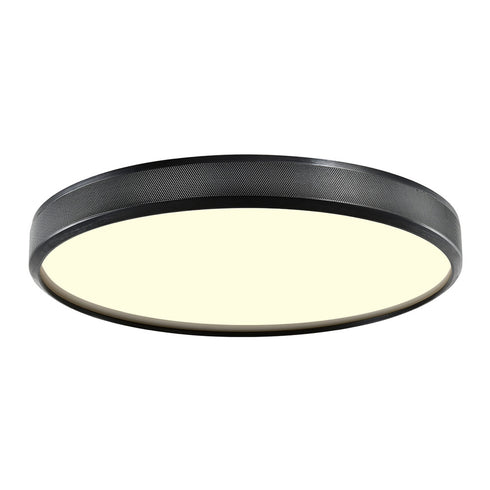 ZEEV Lighting ZIGRINA 12 Inch LED 3CCT Luxury Braided Knurl in Polished Nickel Ceiling Flush Mount Light Model: FM11746-LED-12-PN