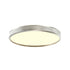 ZEEV Lighting ZIGRINA 12 Inch LED 3CCT Luxury Braided Knurl in Polished Nickel Ceiling Flush Mount Light Model: FM11746-LED-12-PN