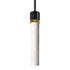 ZEEV Lighting ZIGRINA 3 Inch LED 3CCT Vertical Cylindrical Pendant Light 12 Inch Clear Glass and in Aged Brass Finish Model: P11701-LED-AGB-G1