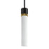 ZEEV Lighting ZIGRINA 3 Inch LED 3CCT Vertical Cylindrical Pendant Light 12 Inch Clear Glass and in Aged Brass Finish Model: P11701-LED-AGB-G1