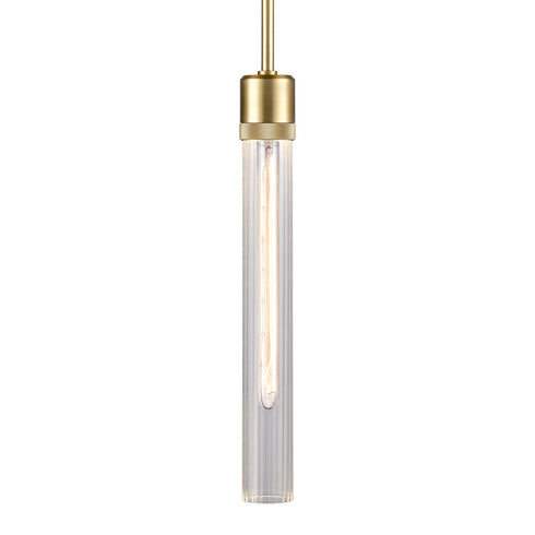 ZEEV Lighting ZIGRINA 8 Inch E26 Clear Globe Glass Pendant Light and in Aged Brass Metal Finish Model: P11705-E26-AGB-G11