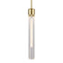 ZEEV Lighting ZIGRINA 8 Inch E26 Clear Globe Glass Pendant Light and in Aged Brass Metal Finish Model: P11705-E26-AGB-G11