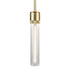 ZEEV Lighting ZIGRINA 8 Inch E26 Clear Globe Glass Pendant Light and in Aged Brass Metal Finish Model: P11705-E26-AGB-G11