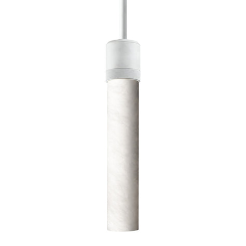 ZEEV Lighting ZIGRINA 8 Inch E26 Clear Globe Glass Pendant Light and in Matte White Metal Finish Model: P11706-E26-MW-G11