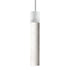 ZEEV Lighting ZIGRINA 8 Inch E26 Clear Globe Glass Pendant Light and in Matte White Metal Finish Model: P11706-E26-MW-G11