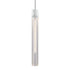 ZEEV Lighting ZIGRINA 8 Inch E26 Clear Globe Glass Pendant Light and in Matte White Metal Finish Model: P11706-E26-MW-G11