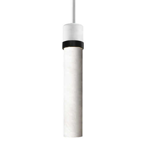 ZEEV Lighting ZIGRINA 8 Inch E26 Clear Globe Glass Pendant Light and in Matte White with Black Metal Finish Model: P11706-E26-MW-K-SBB-G11