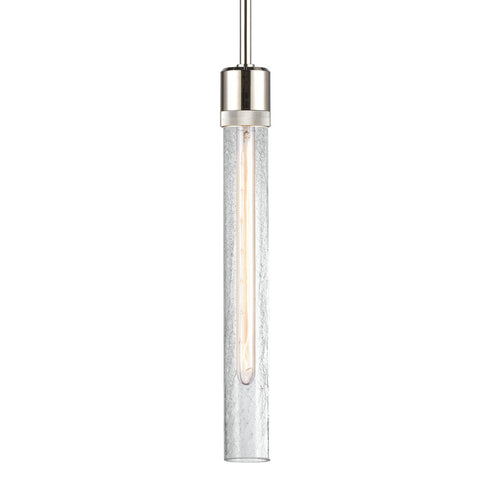 ZEEV Lighting ZIGRINA 8 Inch E26 Clear Globe Glass Pendant Light and in Polished Nickel Metal Finish Model: P11707-E26-PN-G11