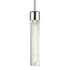 ZEEV Lighting ZIGRINA 8 Inch E26 Clear Globe Glass Pendant Light and in Polished Nickel Metal Finish Model: P11707-E26-PN-G11