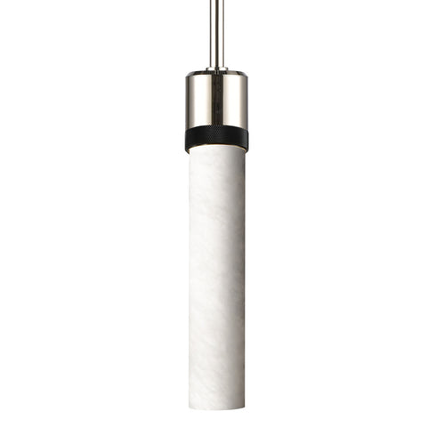 ZEEV Lighting ZIGRINA 8 Inch E26 Clear Globe Glass Pendant Light and in Polished Nickel with Black Metal Finish Model: P11707-E26-PN-K-SBB-G11