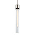 ZEEV Lighting ZIGRINA 8 Inch E26 Clear Globe Glass Pendant Light and in Polished Nickel with Black Metal Finish Model: P11707-E26-PN-K-SBB-G11