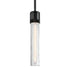 ZEEV Lighting ZIGRINA 8 Inch E26 Clear Globe Glass Pendant Light and in Satin Brushed Black Metal Finish Model: P11708-E26-SBB-G11