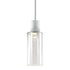 ZEEV Lighting ZIGRINA 8 Inch LED 3CCT Clear Globe Glass Pendant Light and in Matte White Metal Finish Model: P11702-LED-MW-G11