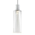 ZEEV Lighting ZIGRINA 8 Inch LED 3CCT Clear Globe Glass Pendant Light and in Matte White Metal Finish Model: P11702-LED-MW-G11