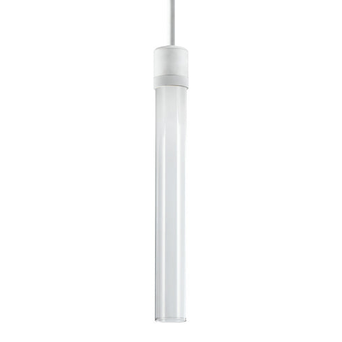 ZEEV Lighting ZIGRINA 8 Inch LED 3CCT Clear Globe Glass Pendant Light and in Matte White Metal Finish Model: P11702-LED-MW-G11