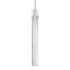 ZEEV Lighting ZIGRINA 8 Inch LED 3CCT Clear Globe Glass Pendant Light and in Matte White with Nickel Metal Finish Model: P11702-LED-MW-K-PN-G11
