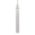 ZEEV Lighting ZIGRINA 8 Inch LED 3CCT Clear Globe Glass Pendant Light and in Matte White with Nickel Metal Finish Model: P11702-LED-MW-K-PN-G11